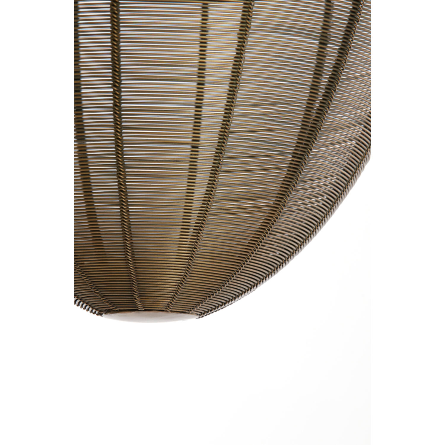 Lampe suspendue rustique dorée à mailles fines Light & Living Yaelle – Image 4