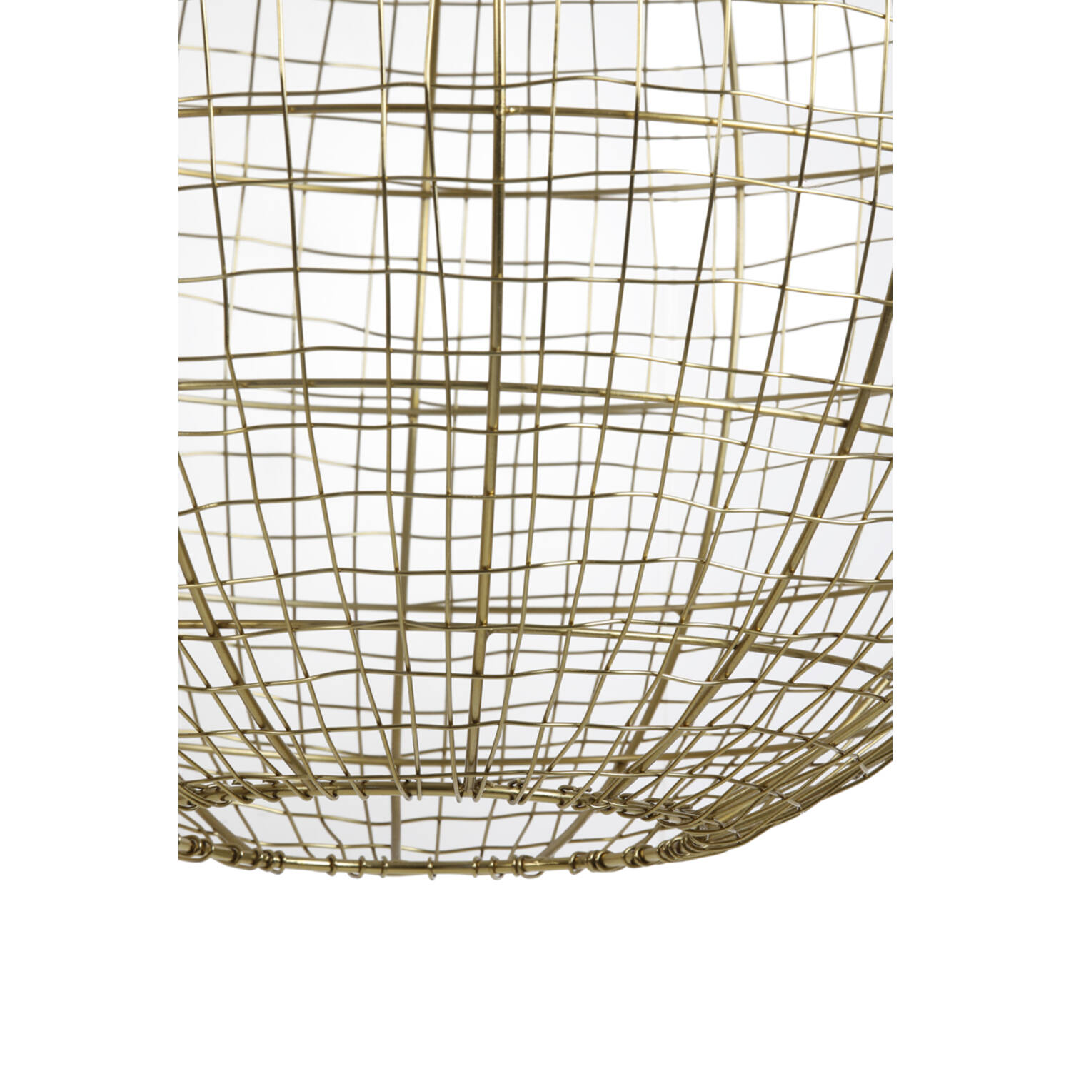 Lampe suspendue rustique dorée en forme de boule Light & Living Mirana – Image 3