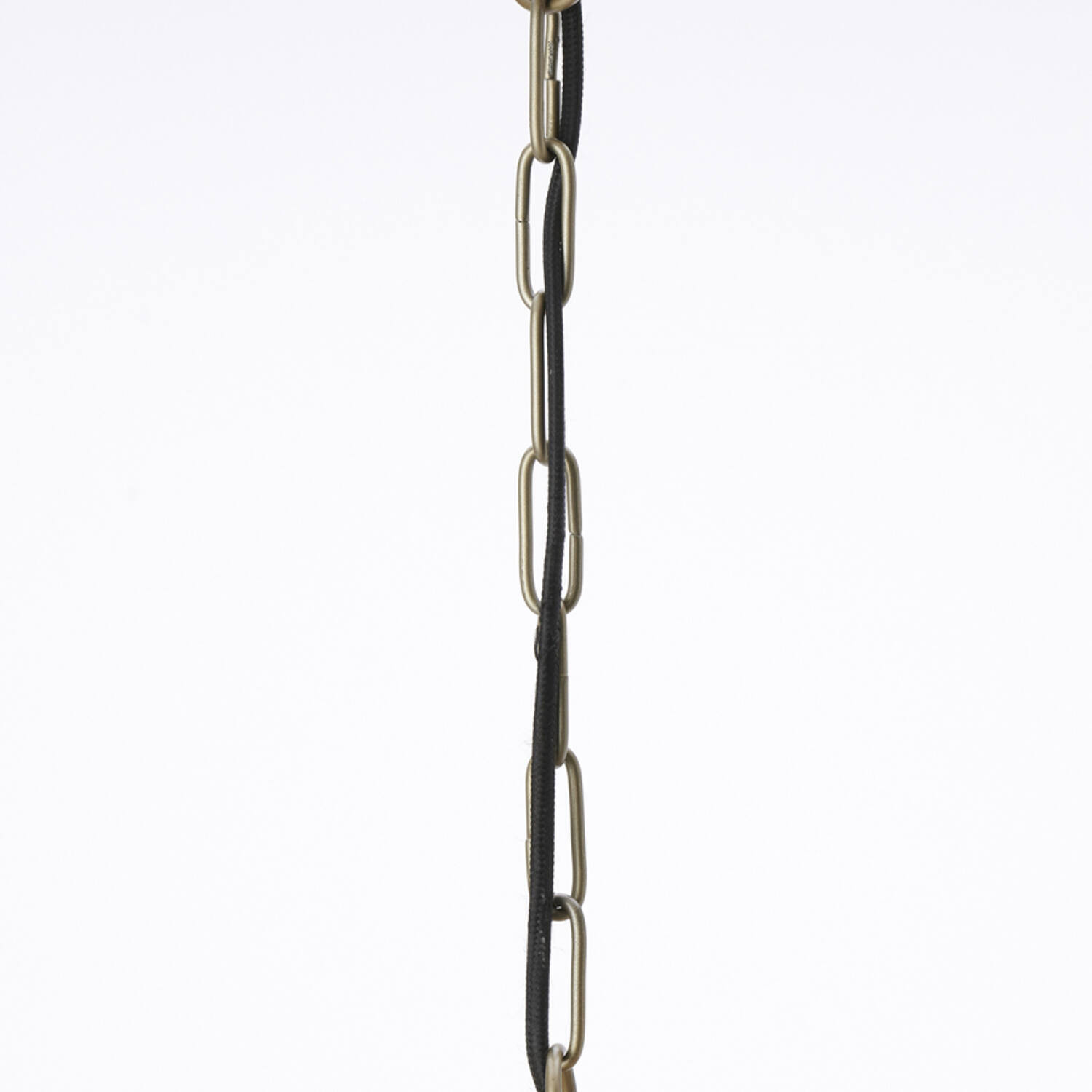 Lampe suspendue métallique dorée rustique ajourée Light & Living Pilka – Image 6