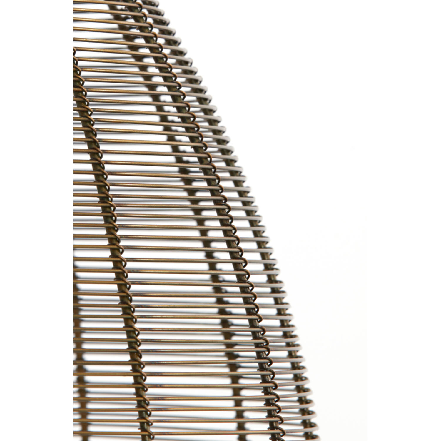 Lampe suspendue rustique en laiton métallique Light & Living Tartu – Image 4