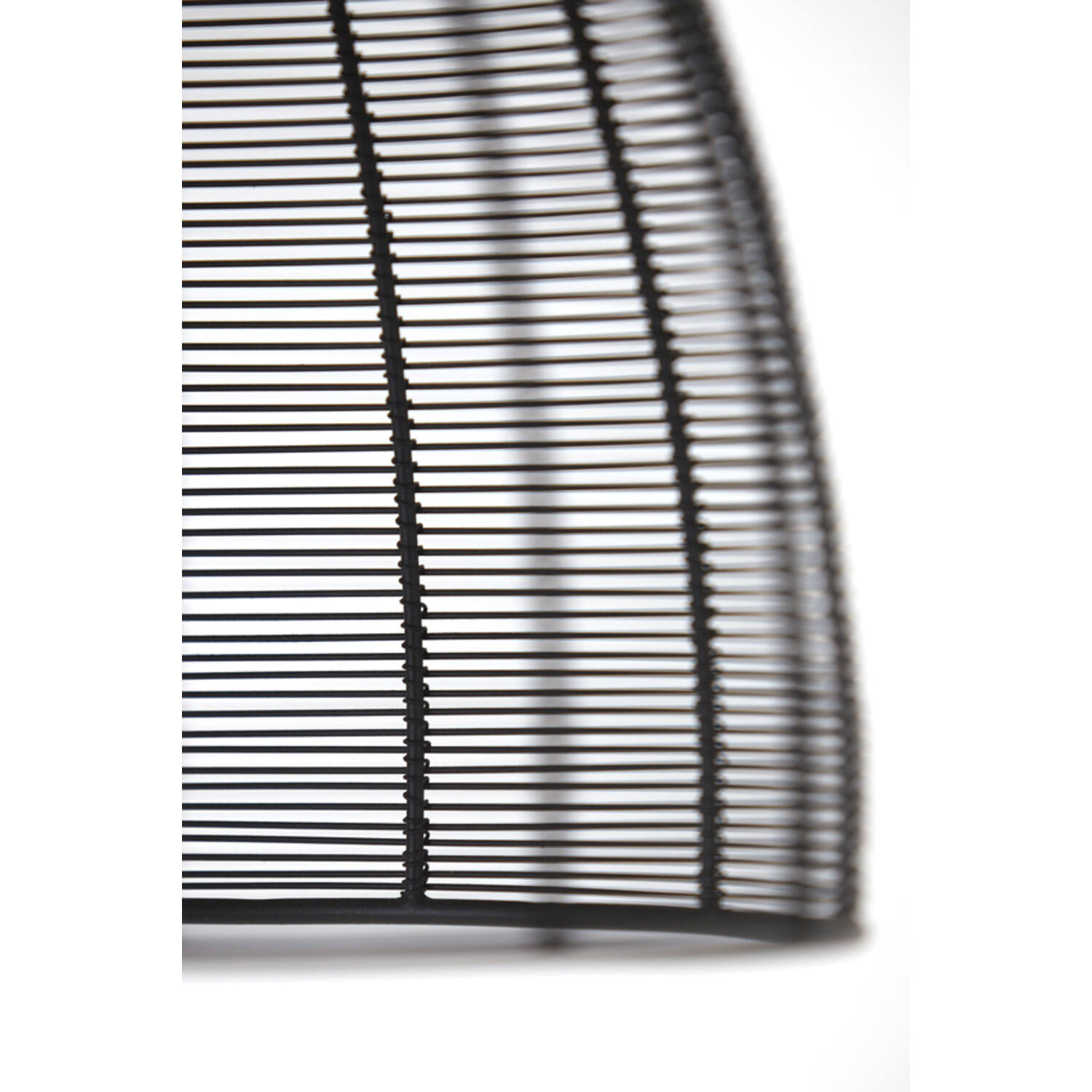 Lampe suspendue métallique noire rustique à fil fin Light & Living Tartu – Image 3