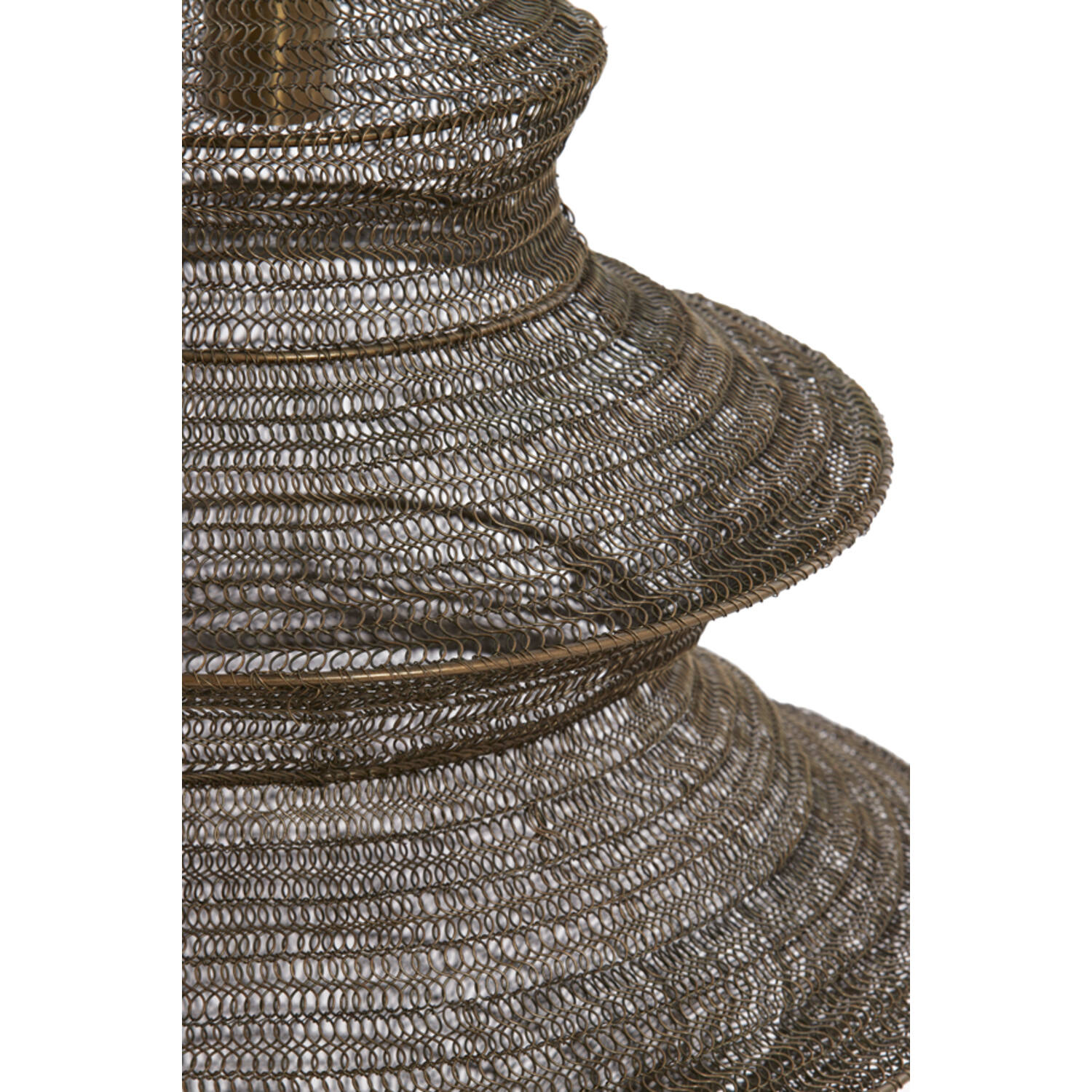 Lampe suspendue rustique en textile marron Light & Living Nakisha – Image 5