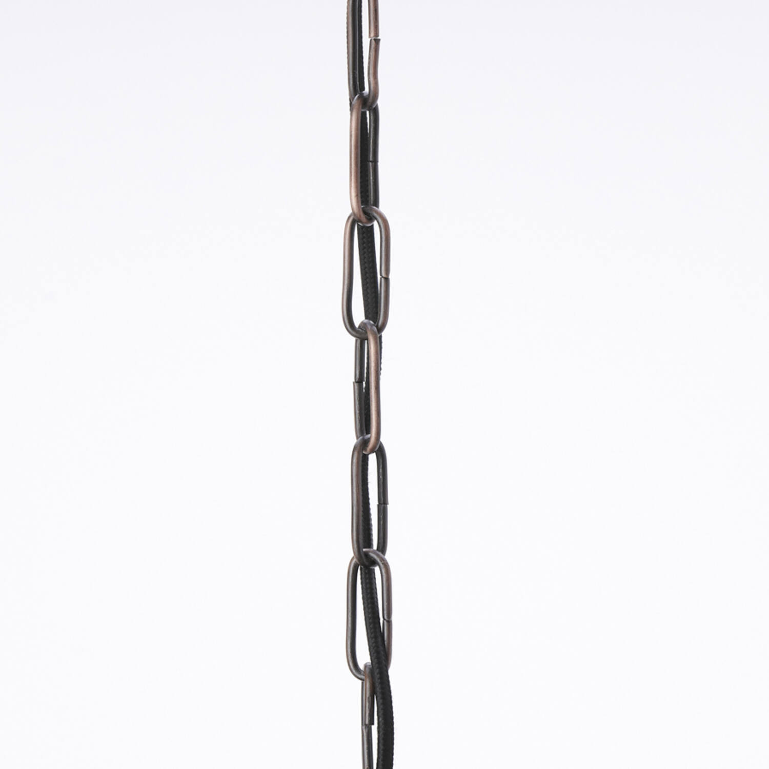 Lampe suspendue rustique marron sphérique Light & Living Pilka – Image 5