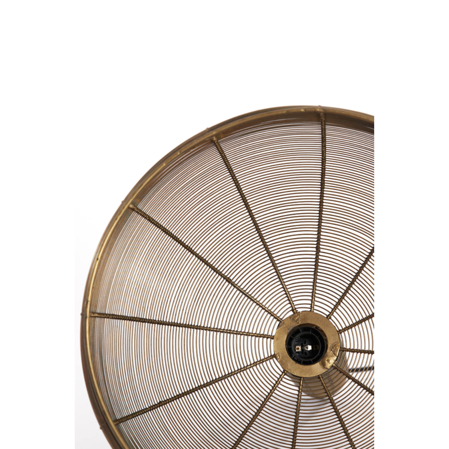 Lampe suspendue rustique marron sphérique Light & Living Tartu – Image 4