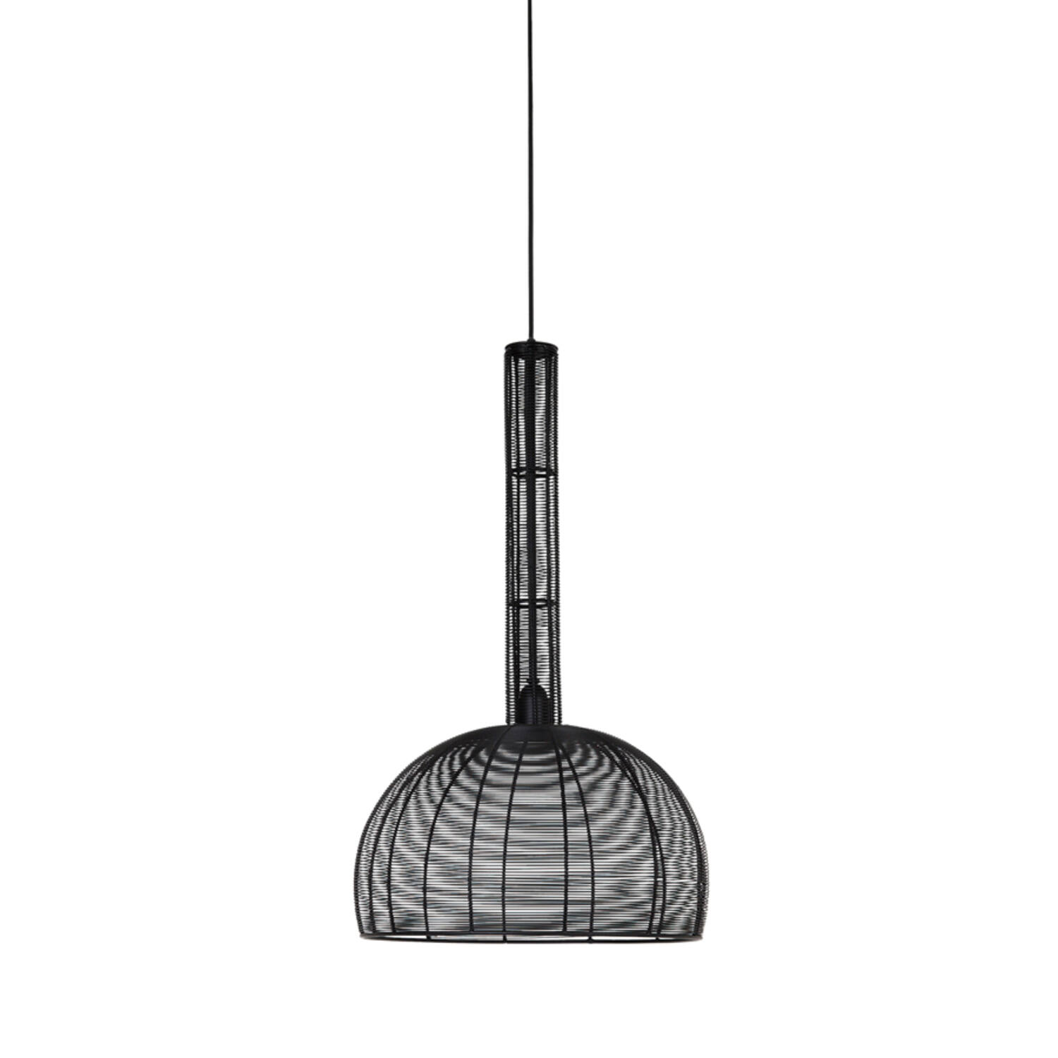 Lampe suspendue rustique noire à mailles fines Light & Living Tartu – Image 2
