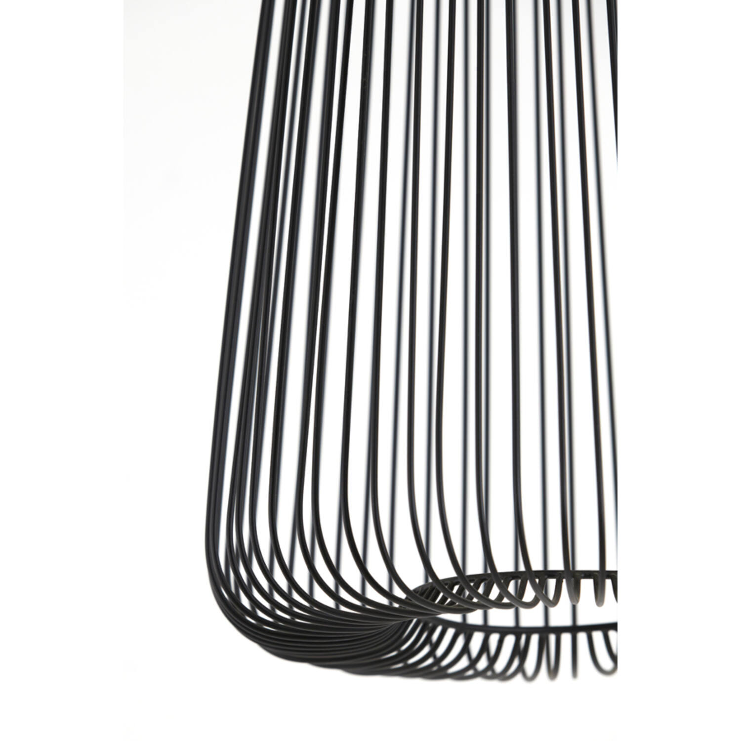 Lampe suspendue rustique noire en fil de métal Light & Living Rilanu – Image 5
