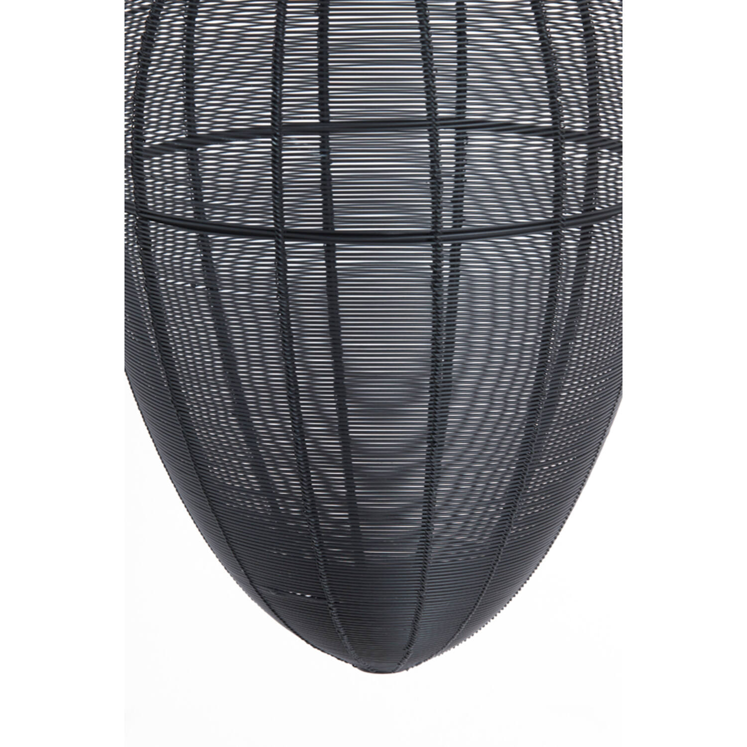 Lampe suspendue rustique noire en forme d'œuf Light & Living Yaelle – Image 3