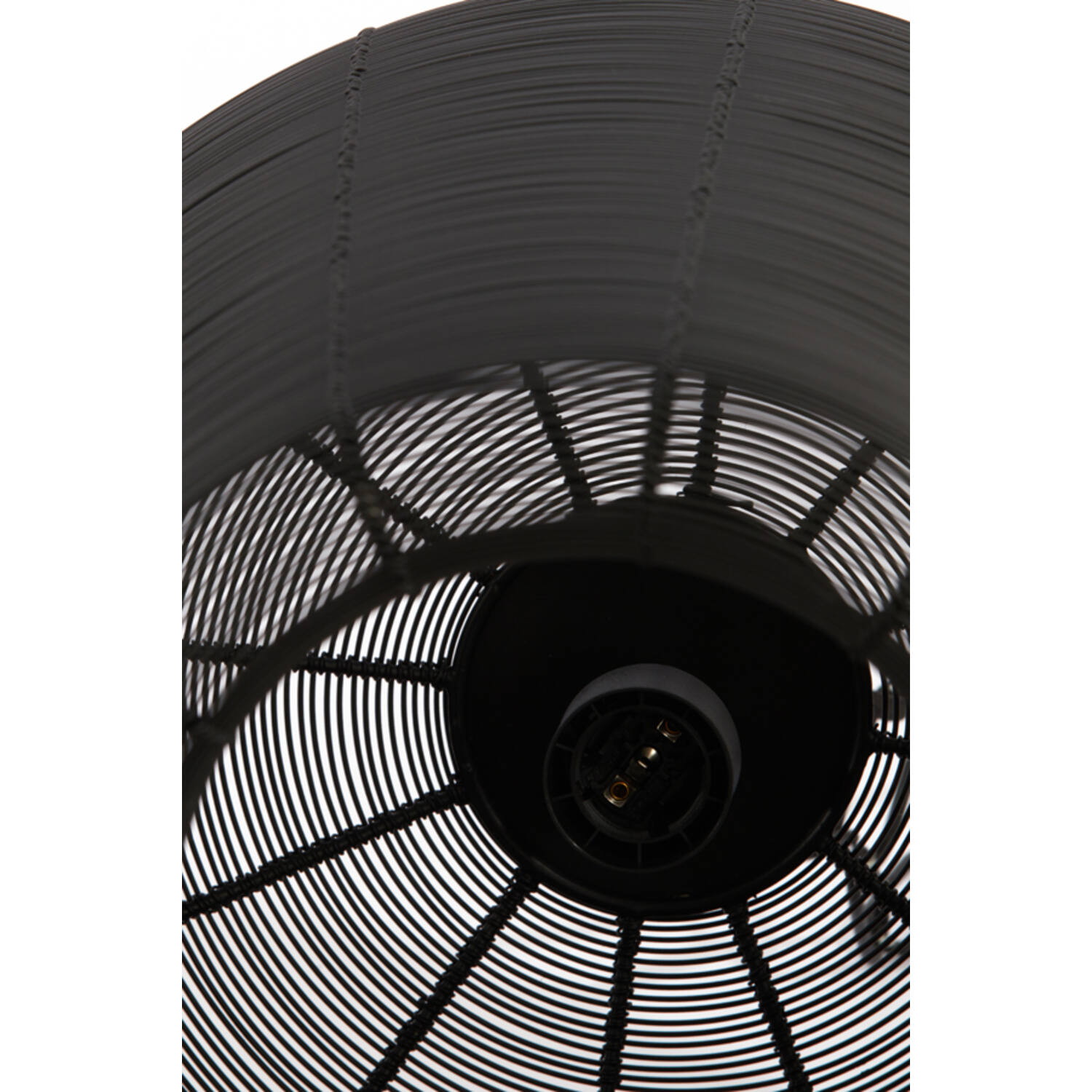 Lampe suspendue rustique noire en métal Light & Living Adeta – Image 6