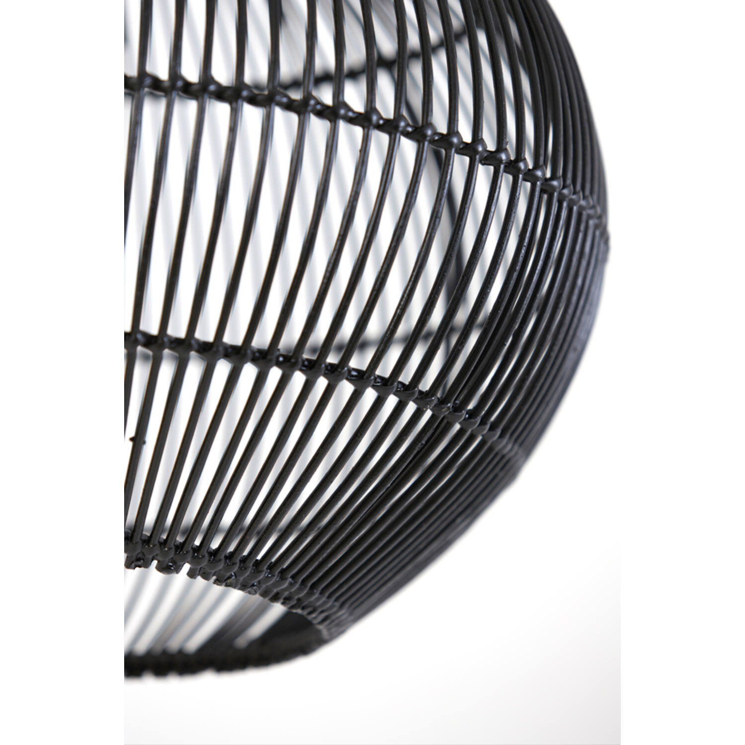 Lampe suspendue rustique noire en métal sphérique Light & Living Pacino – Image 4