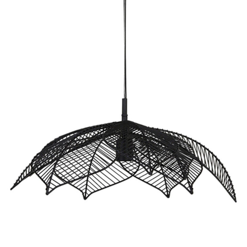 lampe-suspendue-rustique-noire-ronde-avec-motif-floral-light-and-living-pavas-2964012