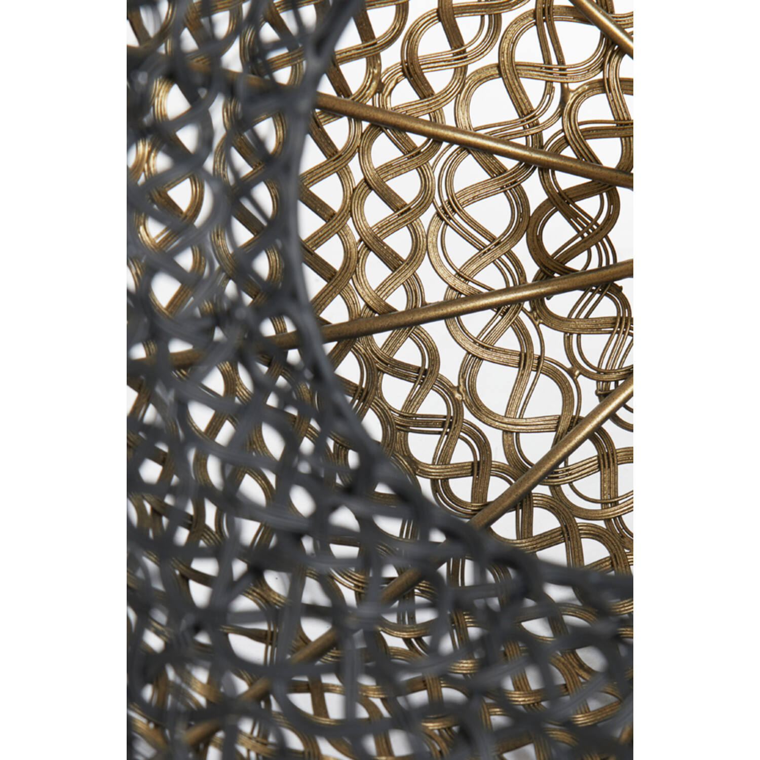 Lampe suspendue rustique noire ronde Light & Living Finou – Image 6