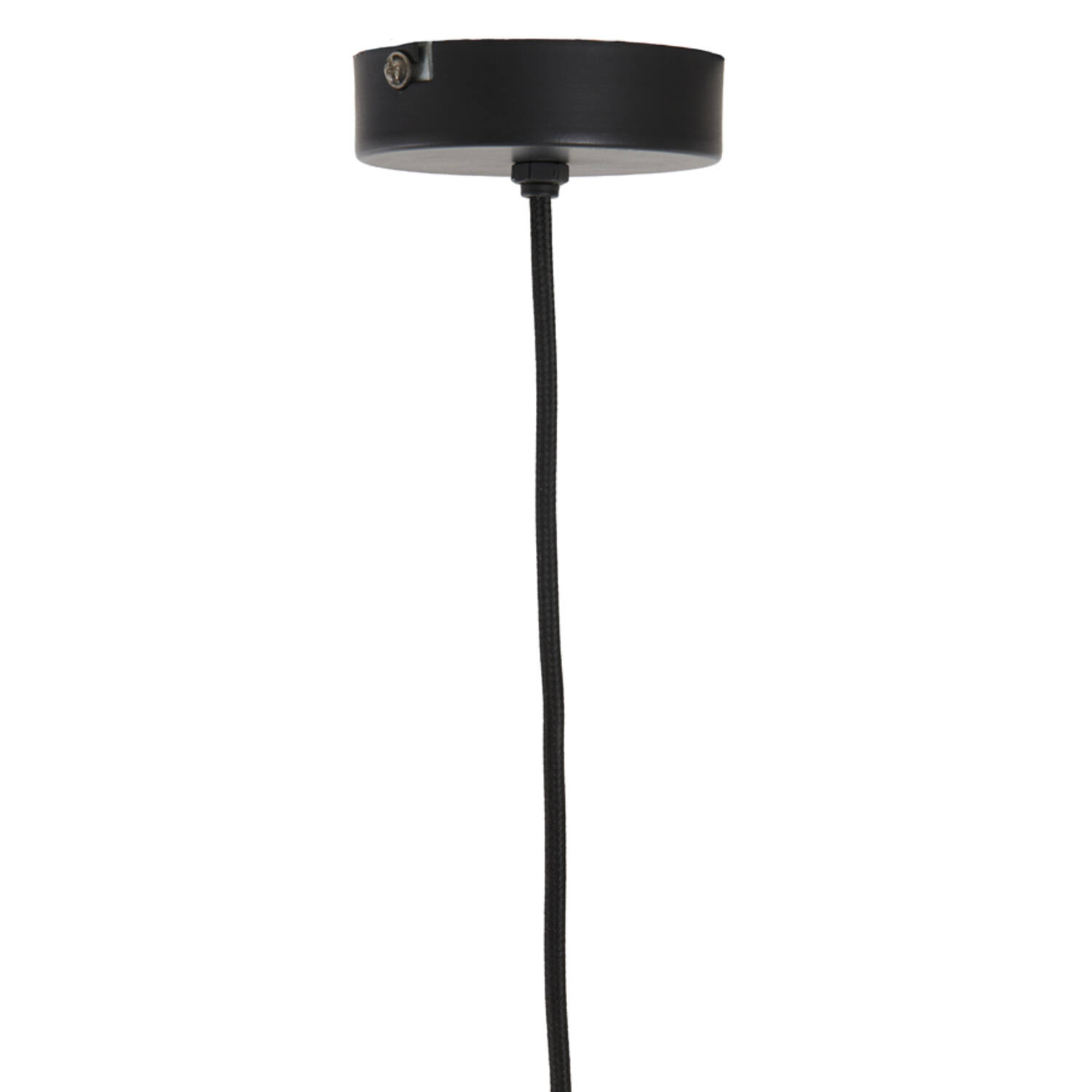 Lampe suspendue rustique noire ronde Light & Living Finou – Image 7