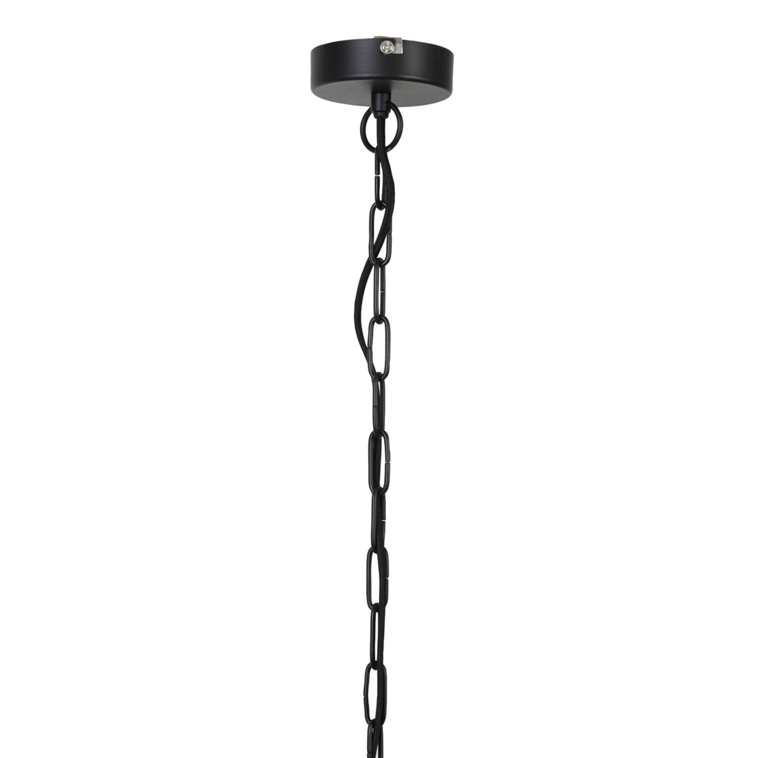 Lampe suspendue rustique noire sphérique Light & Living Amarah – Image 4