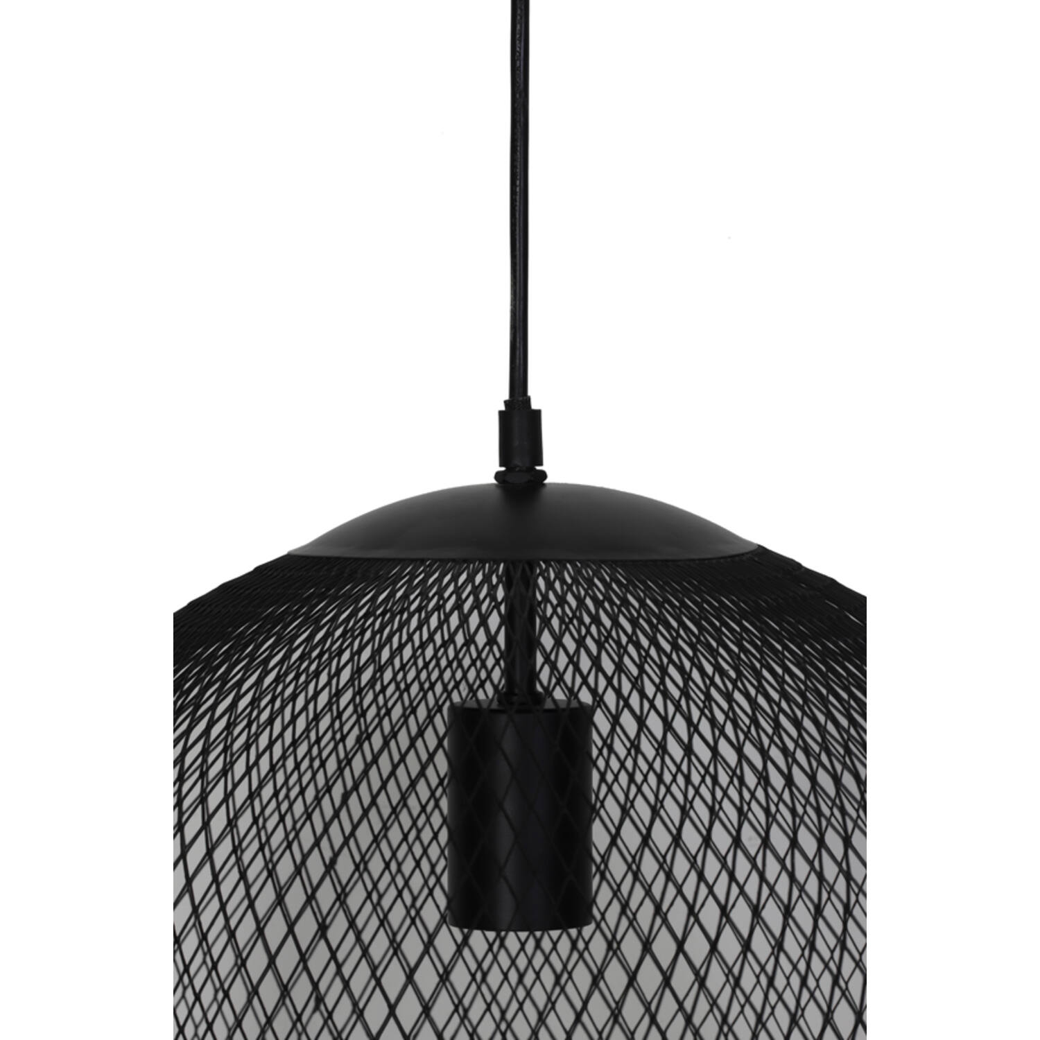 Lampe suspendue rustique noire sphérique Light & Living Reilley – Image 3