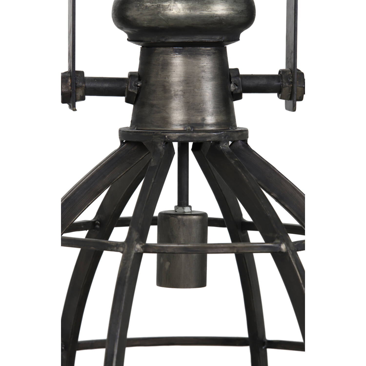 Lampe suspendue rustique noire style marin Light & Living Amy – Image 4