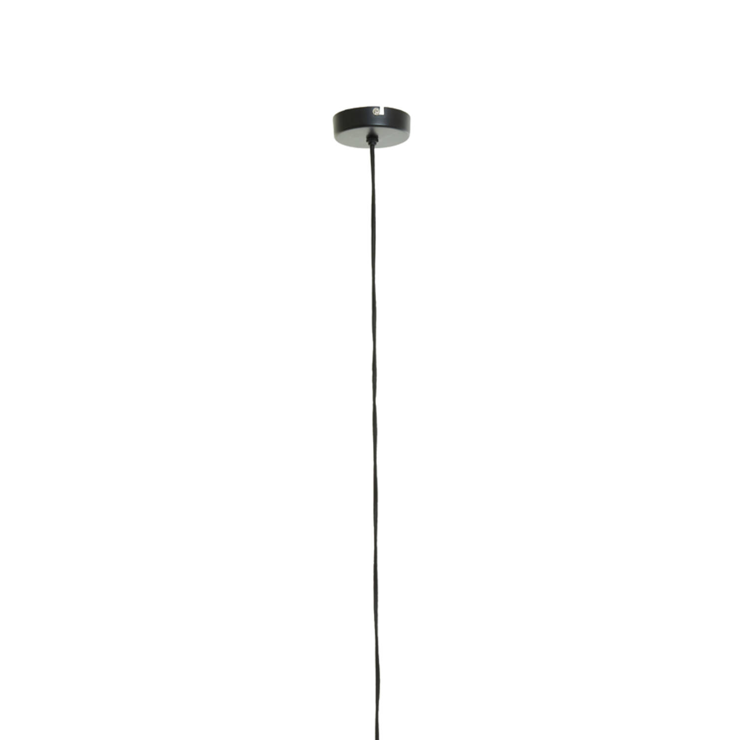 Lampe suspendue rustique ronde noire Light & Living Alette – Image 3