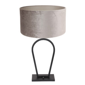 lampe-tendance-metallise-steinhauer-stang-gris-et-noir-3505zw