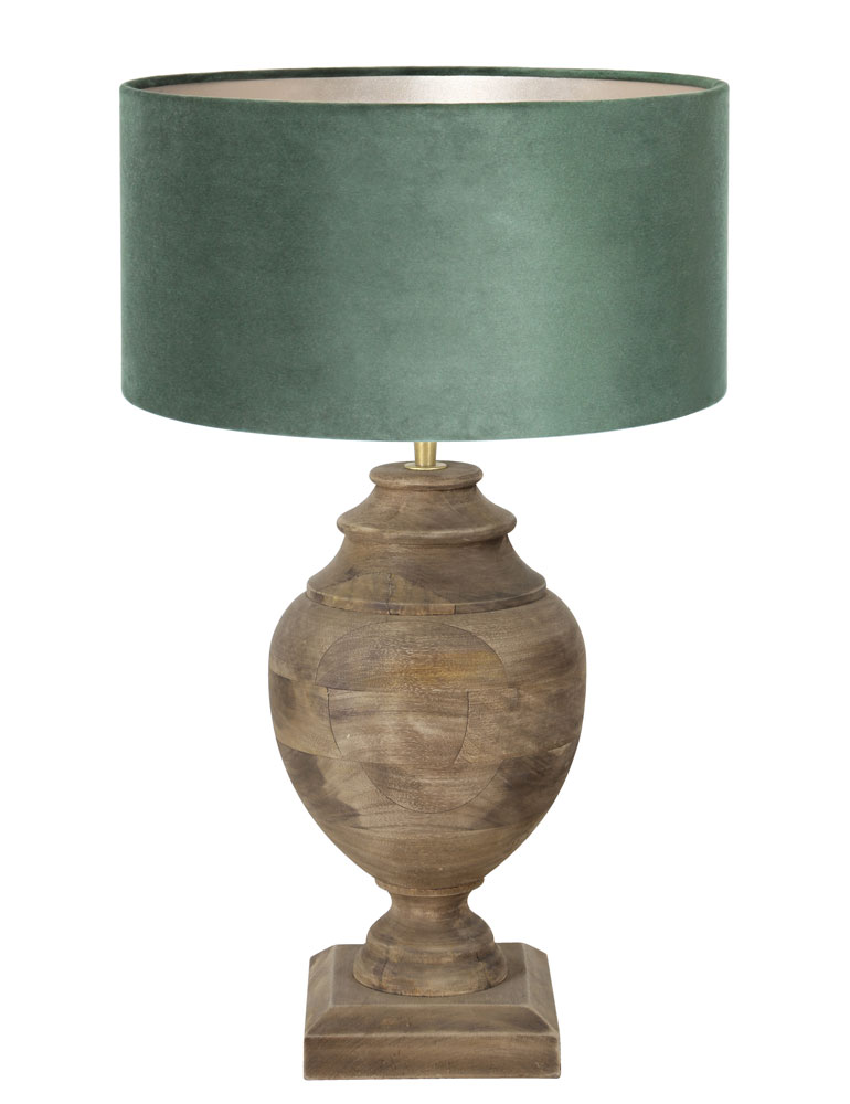 lampe-vase-bois-abat-jour-vert-velours-light-et-living-milazzo-7074b