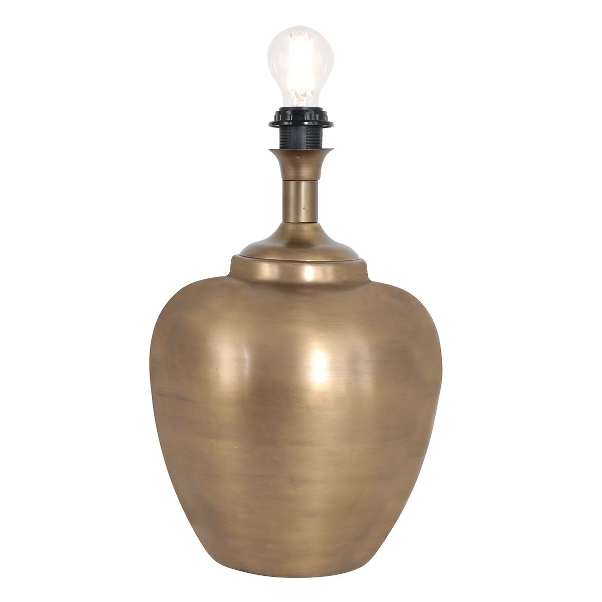 Lampe vase bronze abat-jour blanc Steinhauer Laiton – Image 13