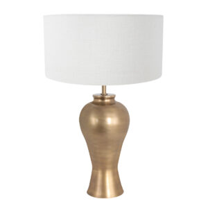 lampe-vase-bronze-abat-jour-tissu-blanc-steinhauer-laiton-7308br-2
