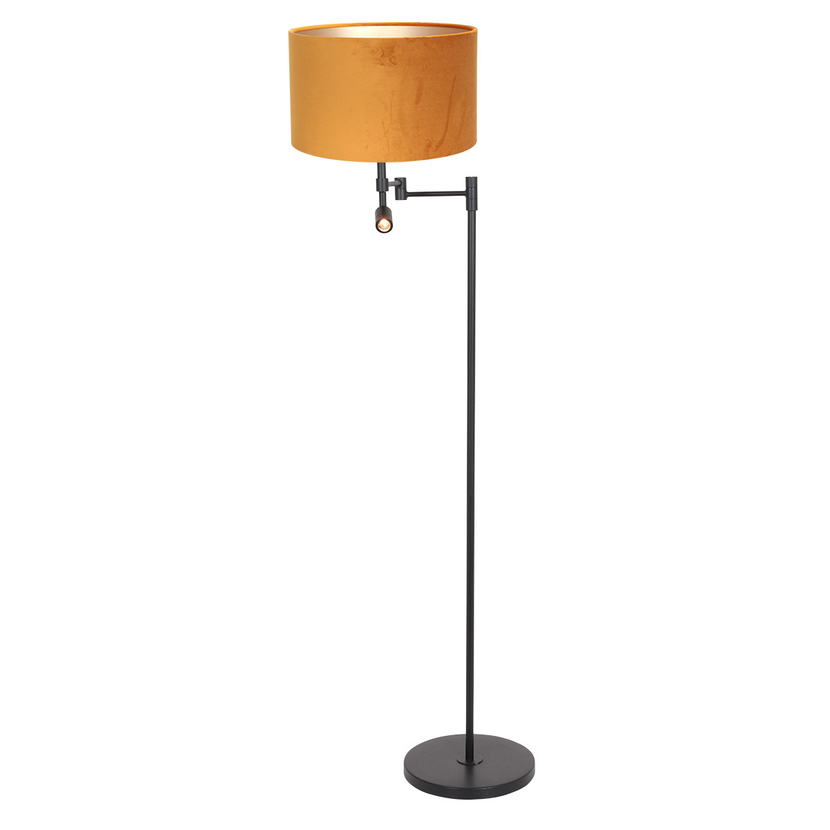 Liseuse et lampadaire Steinhauer Stang or et noir – Image 2