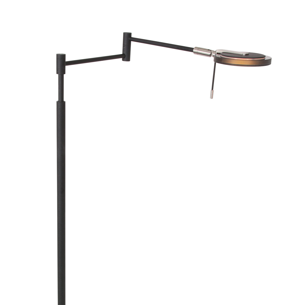 Liseuse LED sur pied verre fumé Steinhauer Turound noir – Image 9