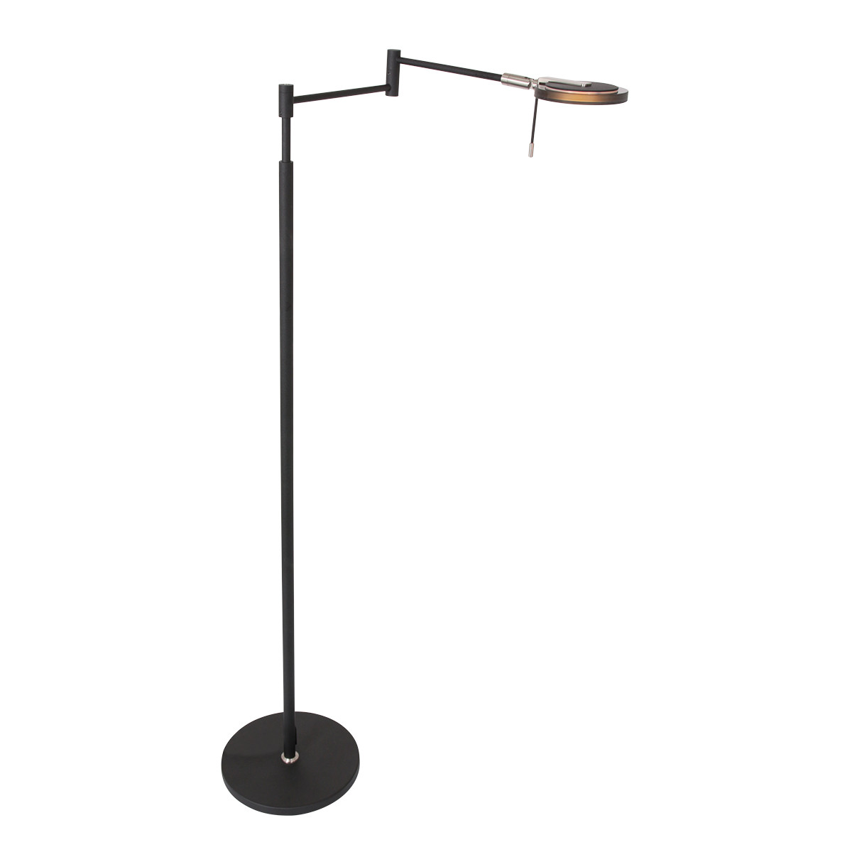liseuse-led-sur-pied-verre-fume-steinhauer-turound-noir-3082zw