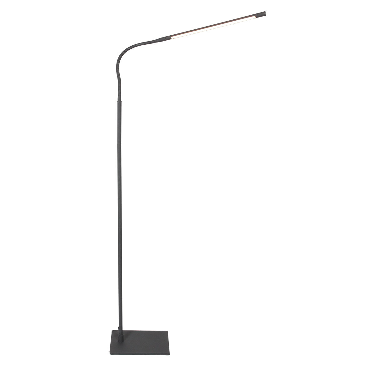 Lampadaire moderne réglable noir Mexlite Serpent – Image 14
