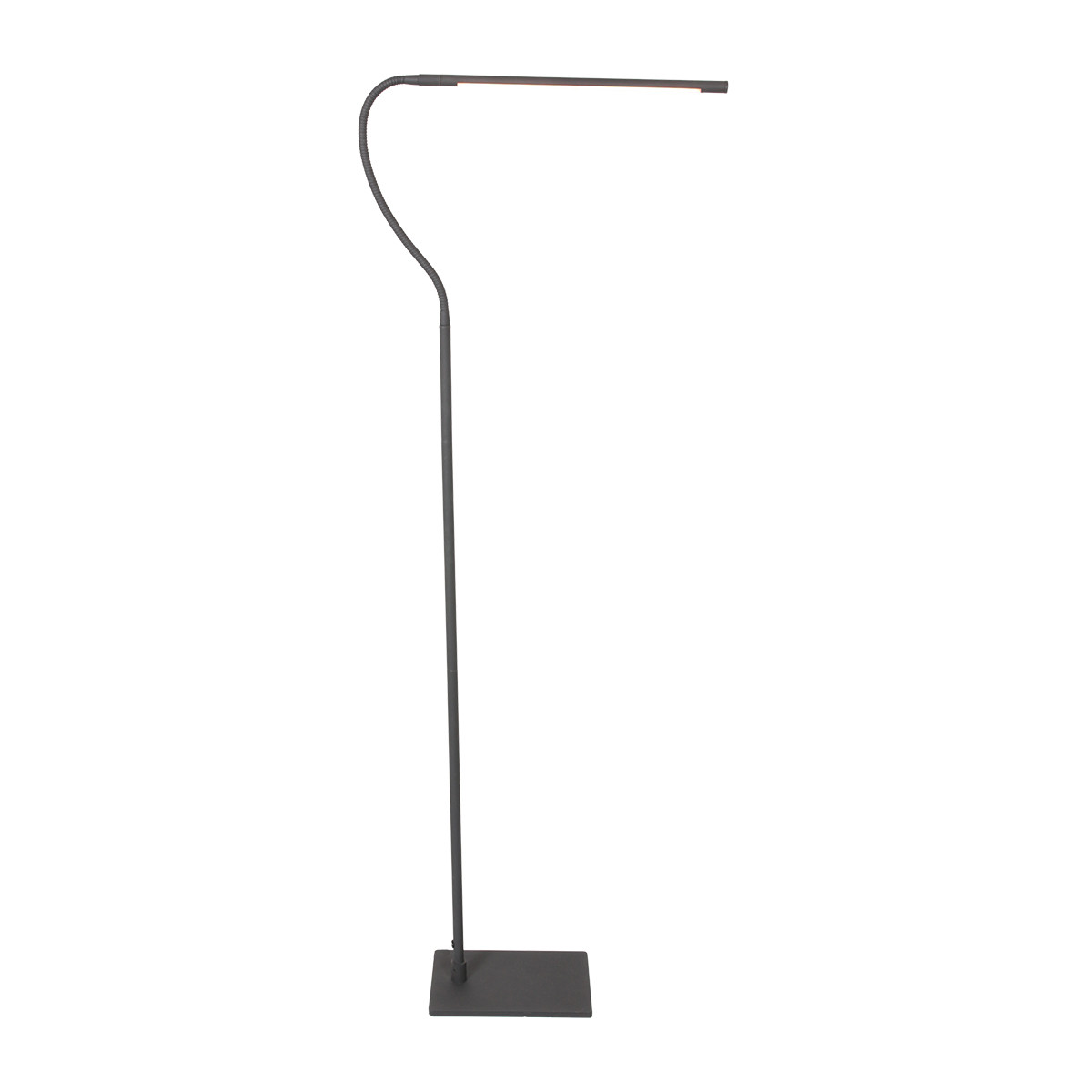 Lampadaire moderne réglable noir Mexlite Serpent – Image 19