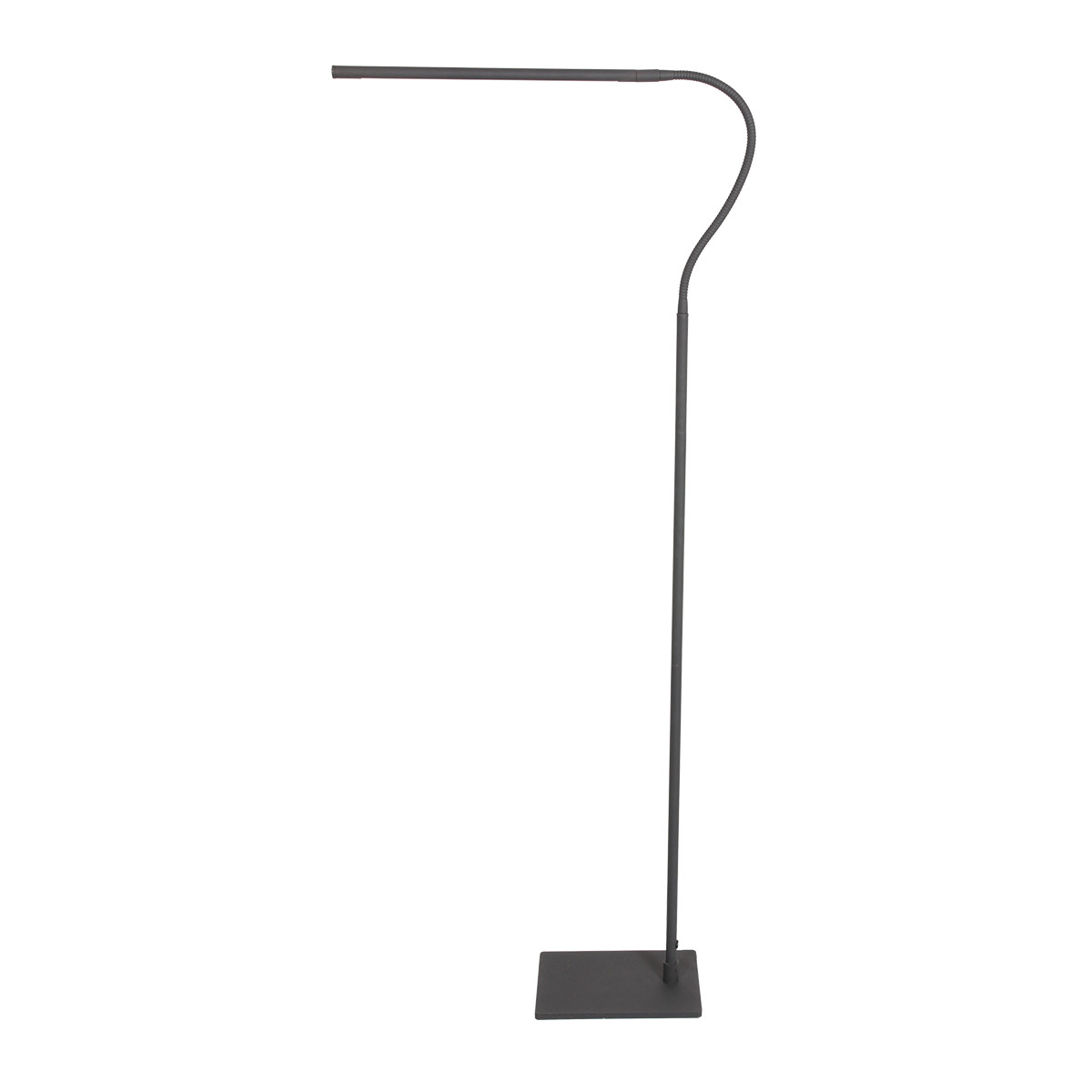 Lampadaire moderne réglable noir Mexlite Serpent – Image 9