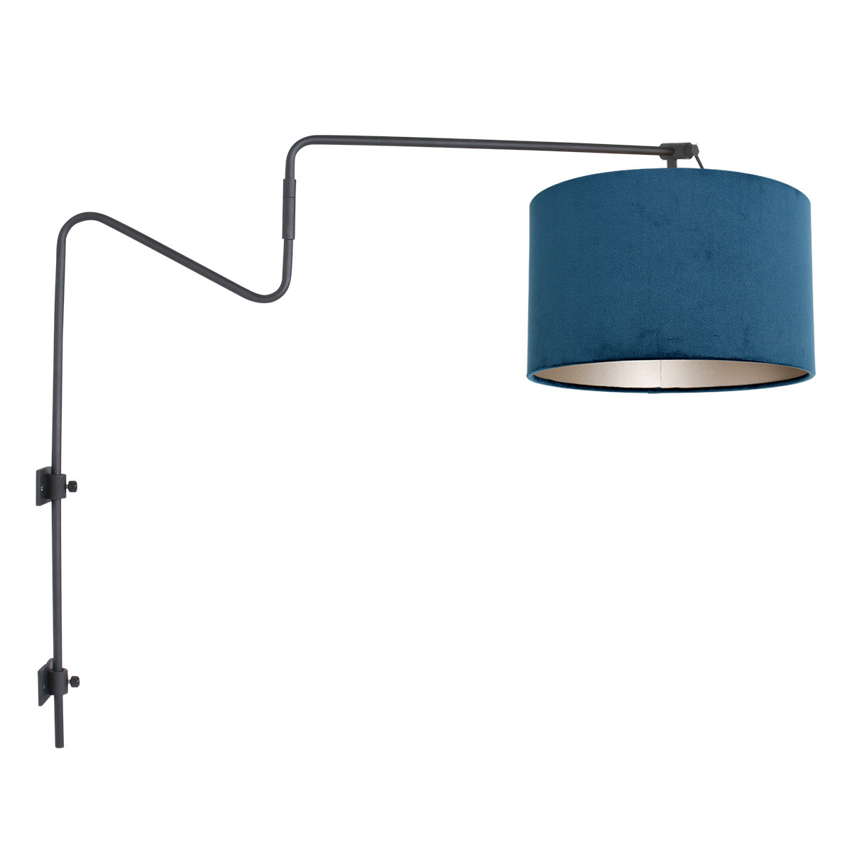 luminaire-geometrique-contemporain-steinhauer-linstrøm-bleu-et-noir-3727zw