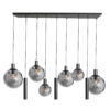 luminaire-noir-a-suspensions-spheriques-en-verre-souffle steinhauer-bollique-verre-fume-et-noir-3798zw
