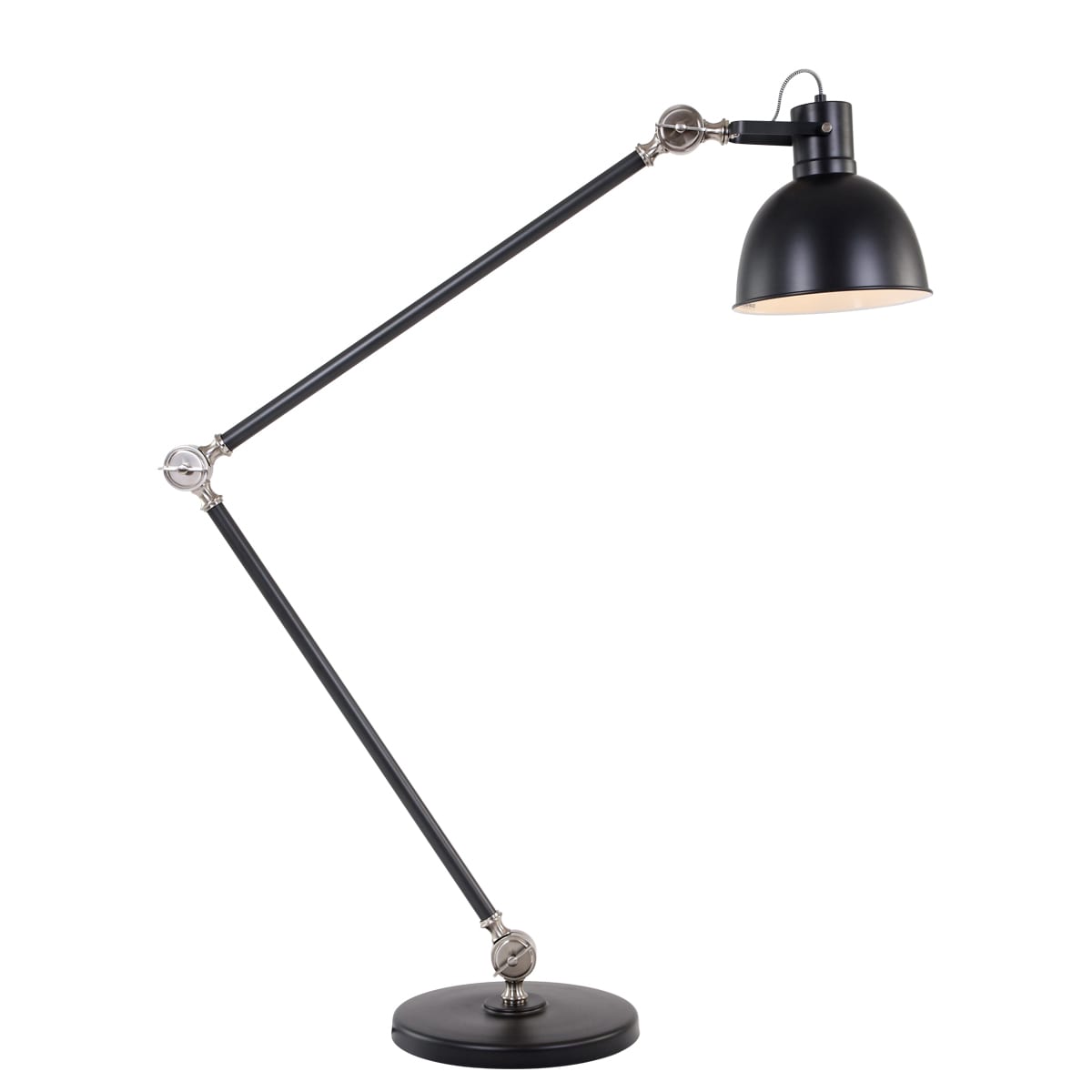 Luminaire sur pied noir style industriel Mexlite Cera 170 cm – Image 5