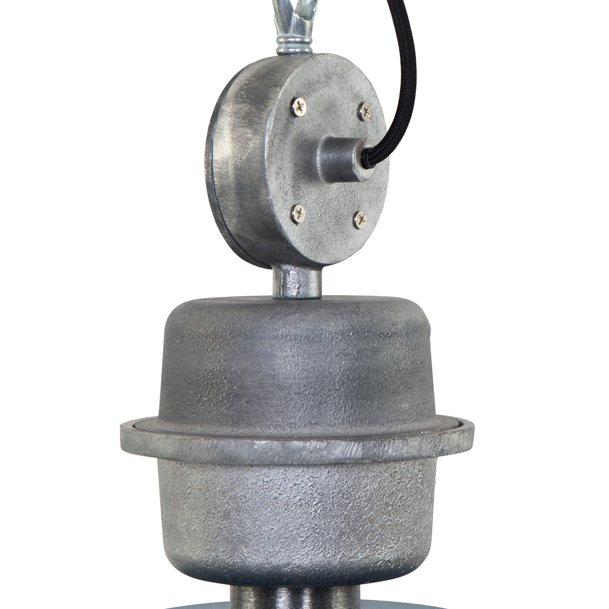 Suspension industrielle en métal/verre en forme de dôme pétrole Steinhauer Bikkel – Image 4