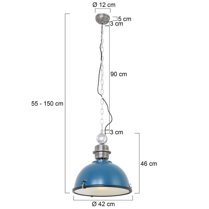 luminaire-suspendu-industriel-steinhauer-bikkel-7586pe-7