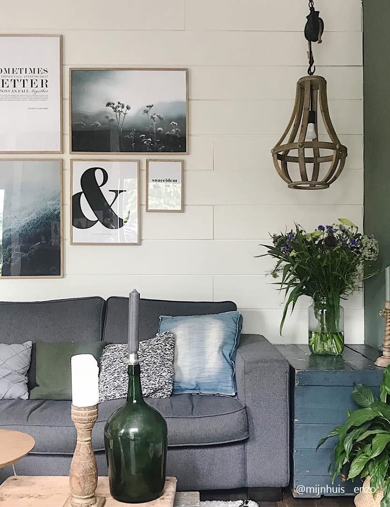 Suspension avec poulie en bois Anne Light & Home Liberty Bell – Image 3