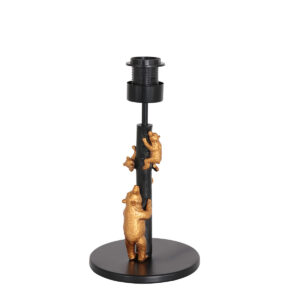 pied-de-lampe-animal-famille-ours-anne-lighting-animaux-noir-3127zw