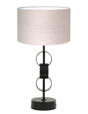 pied-de-lampe-avec-abat-jour-marron-light-et-living-circulum-noir-8258zw