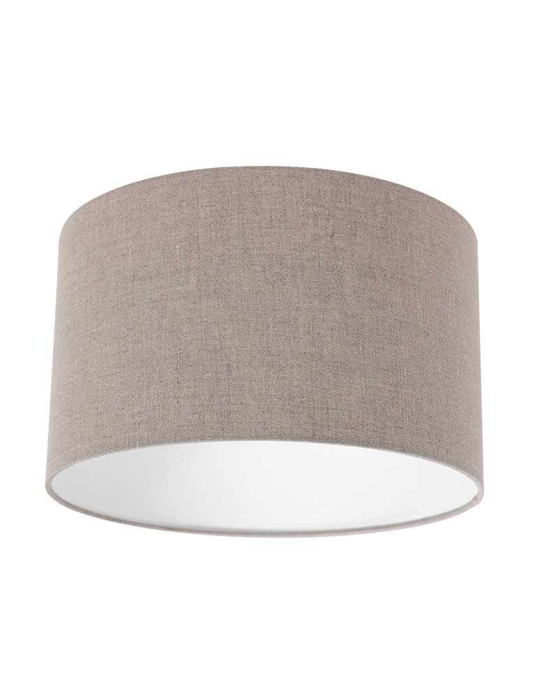 Pied de lampe bois abat-jour taupe Light & Living Gregor – Image 9
