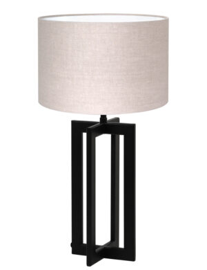 pied-de-lampe-carre-abat-jour-rond-light-et-living-mace-beige-8462zw