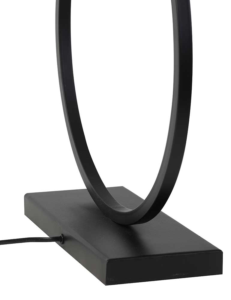 Pied de lampe de chevet cercle Light & Living Liva noir – Image 7