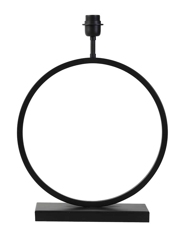 Pied de lampe de chevet cercle Light & Living Liva noir – Image 8