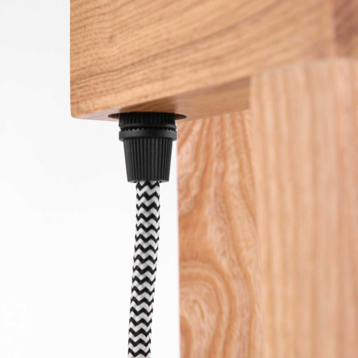 Pied de lampe design argenté Mexlite Sabi hêtre – Image 5