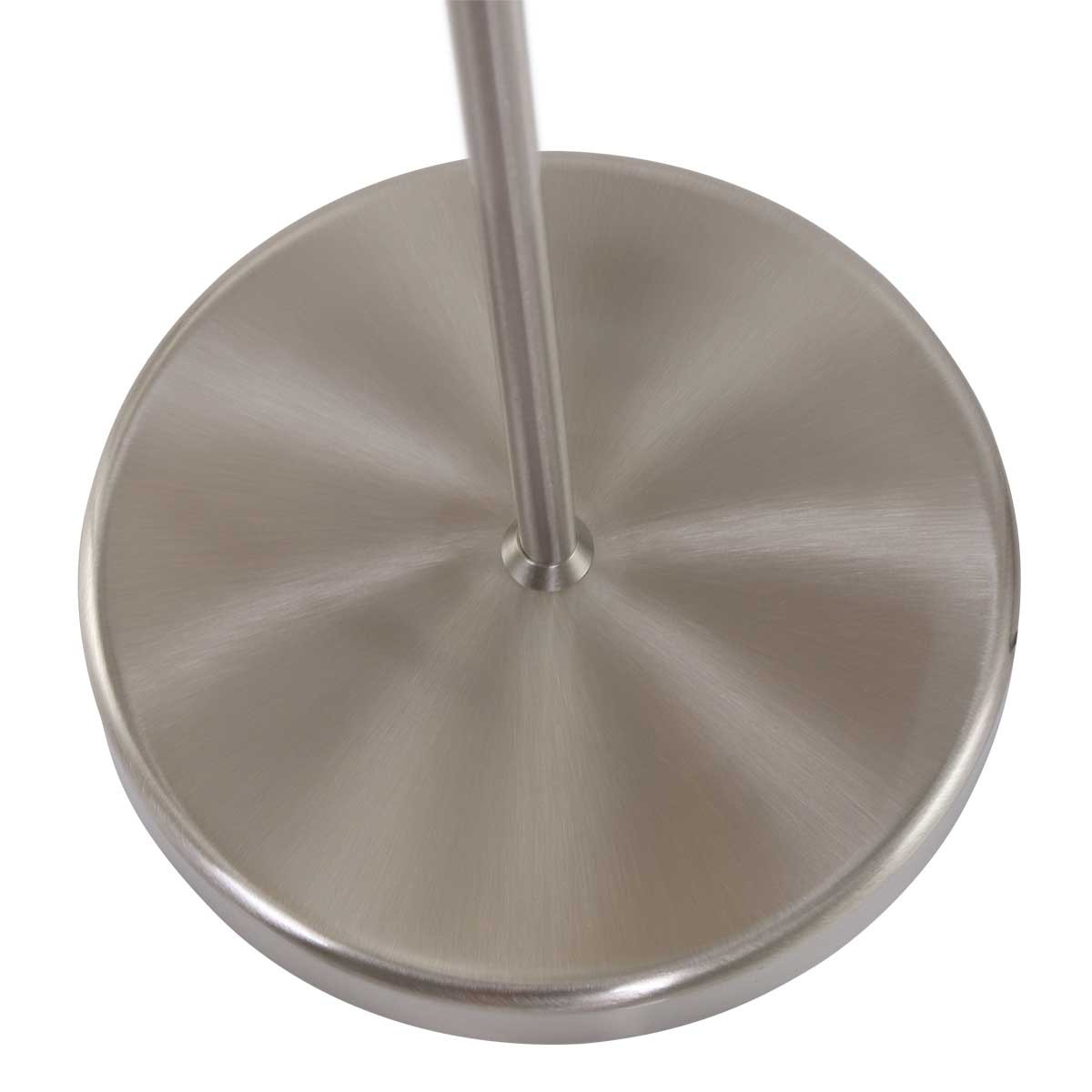 Lampadaire minimaliste pivotant avec pied en acier brossé Mexlite Bella – Image 4
