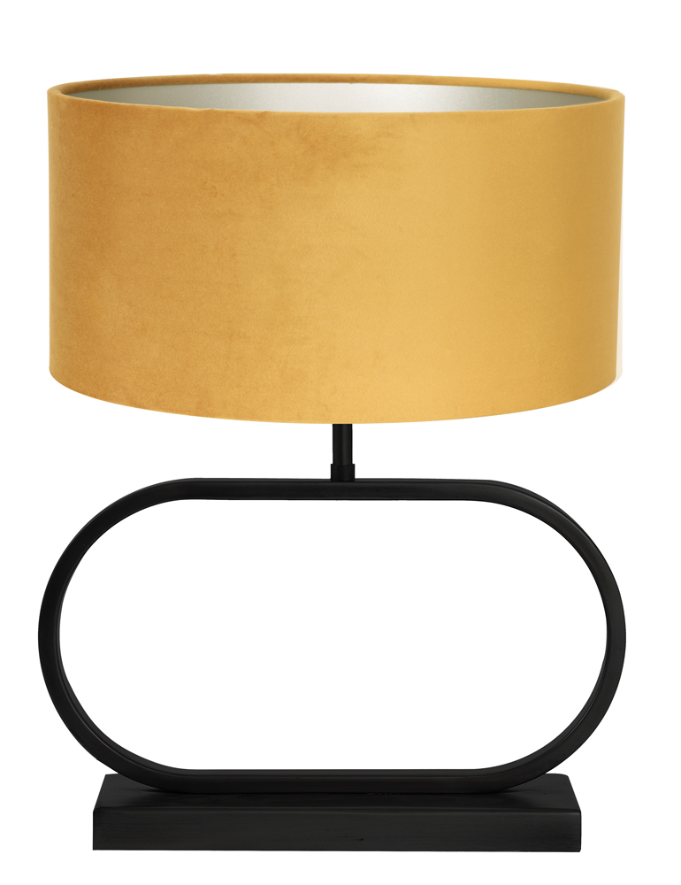 pied-de-lampe-ovale-abat-jour-ocre-light-et-living-jamiro-noir-8313zw
