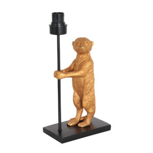 pied-de-lampe-suricate-dore-anne-lighting-animaux-noir-3126zw