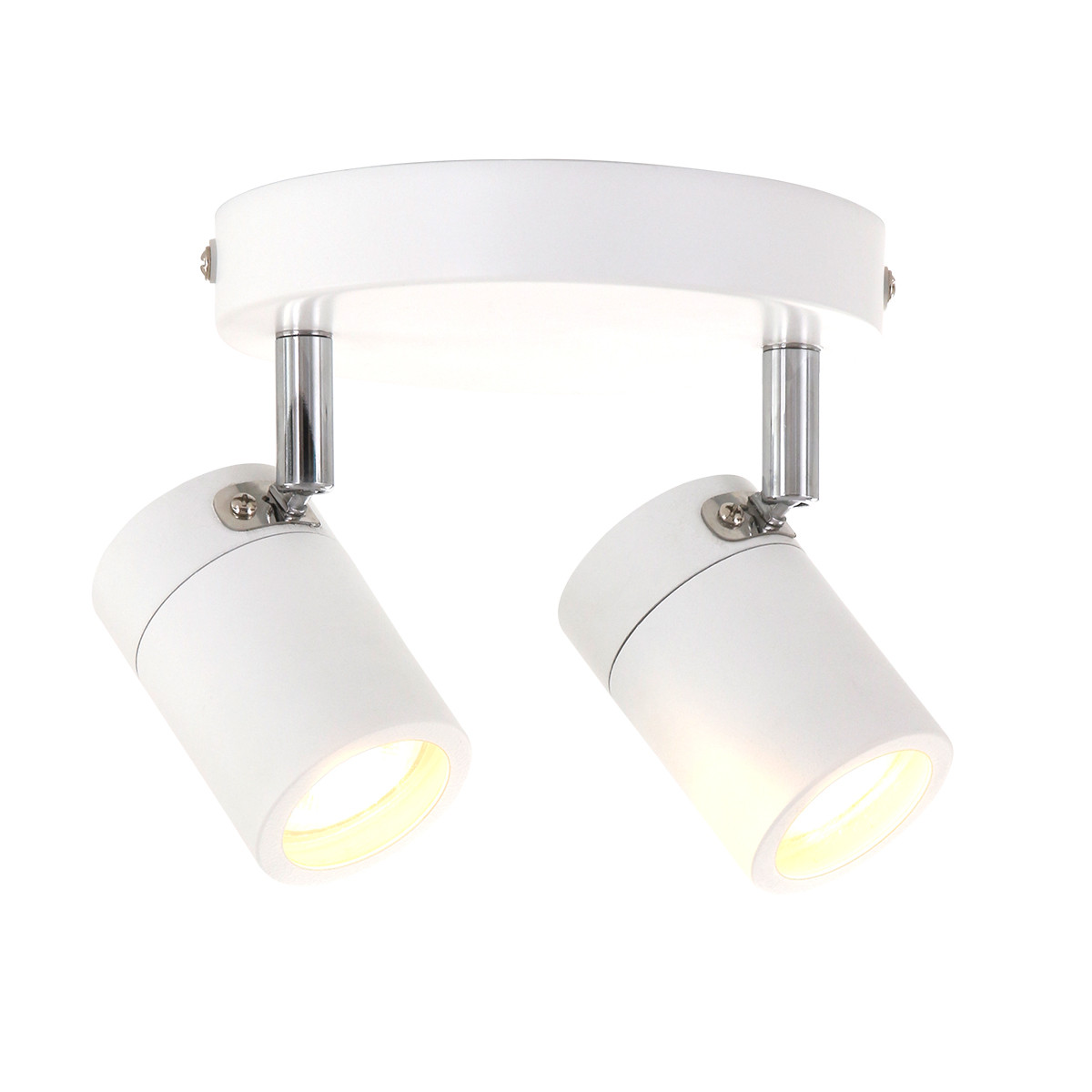 Spot moderne en métal blanc Mexlite Upround LED – Image 11