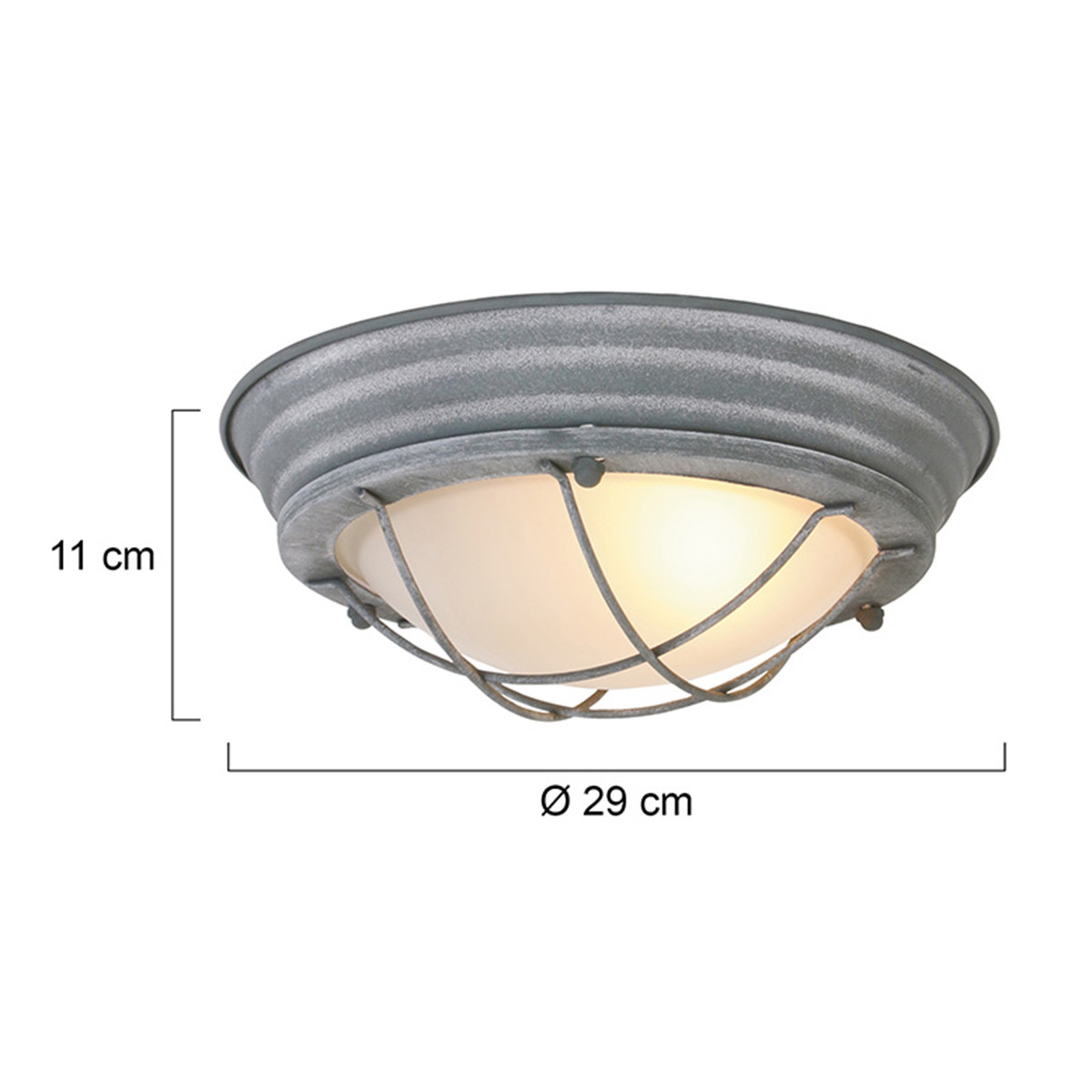 Plafonnier style lampe marine Mexlite Lisanne – Image 5