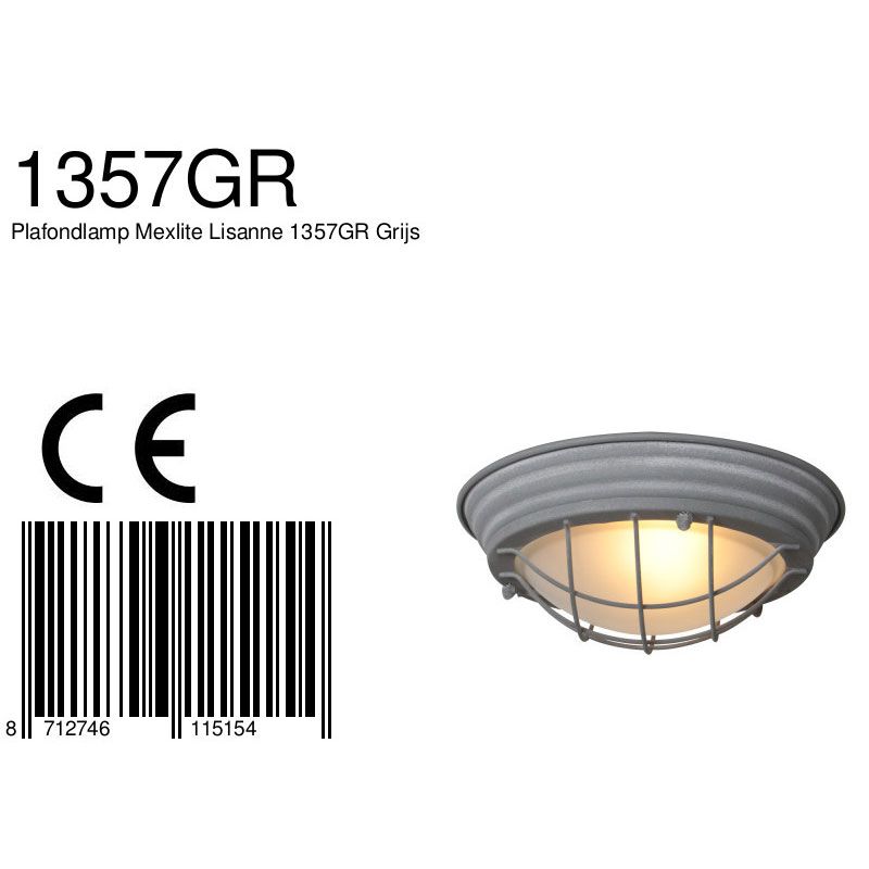 Plafonnier style lampe marine Mexlite Lisanne – Image 6