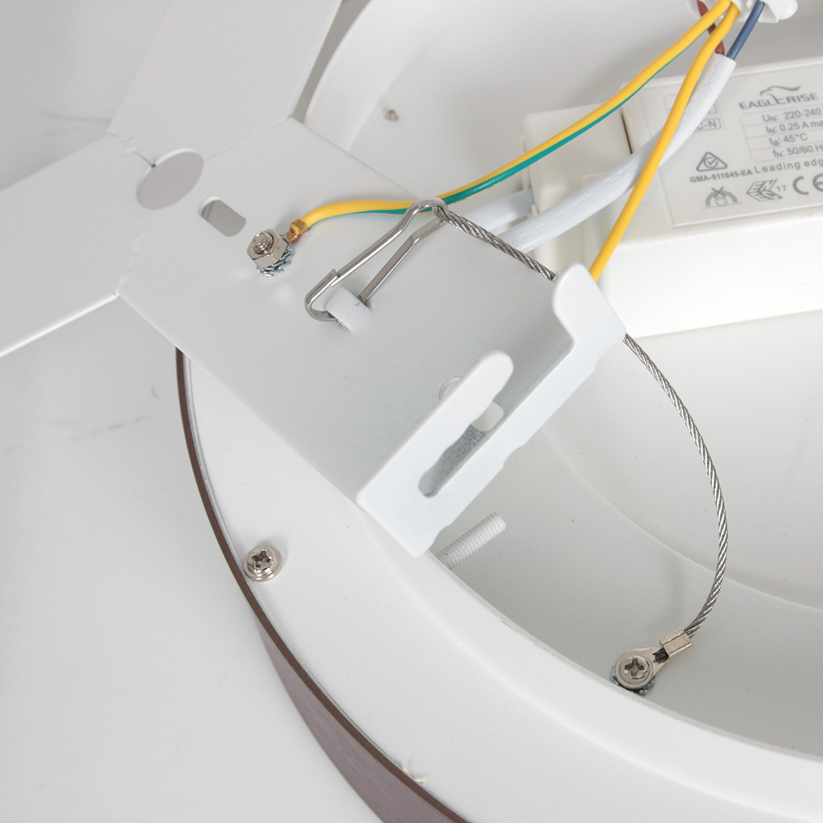 Plafonnier moderne en métal et plastique Steinhauer Ringlede – Image 15